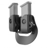 Porta caricatore doppio da 9 mm per G43, G42, 1911 , S&W SHEILD con paddle gen II