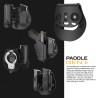 Porta caricatore doppio da 9 mm per G43, G42, 1911 , S&W SHEILD con paddle gen II