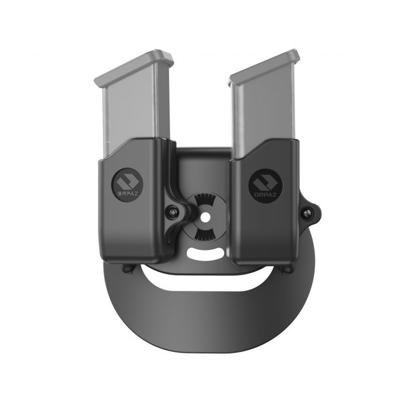 Porta caricatore doppio da 9 mm per G43, G42, 1911 , S&W SHEILD con paddle gen II