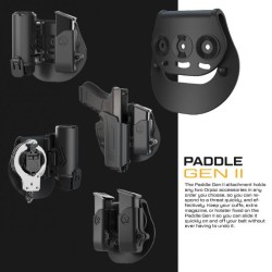 Porta caricatore doppio  da 9 mm per Sig Sauer P365, G43X, G48 con paddle gen II