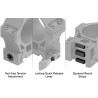 Anelli per ottica UTG ACCU-SYNC® Picatinny D.30 Quick Release Medium Profile