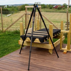 Treppiede Heavy Duty Carbon Tripod Panhead - 40kg max. di capacità