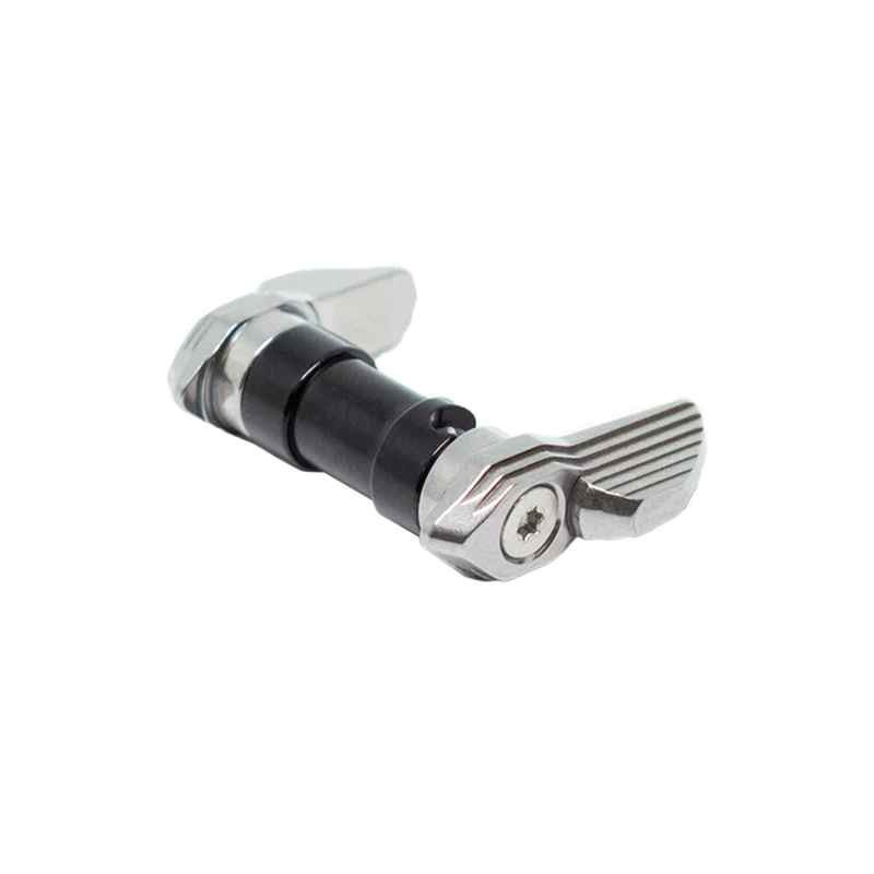 Sicura scatto a corsa corta per AR color stainless Triggertech