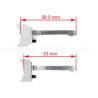 Grilletto curvo regolabile per Colt 2011 e cloni Eemann Tech - colore silver