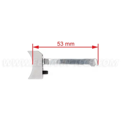 Grilletto curvo regolabile per Colt 2011 e cloni Eemann Tech - colore silver