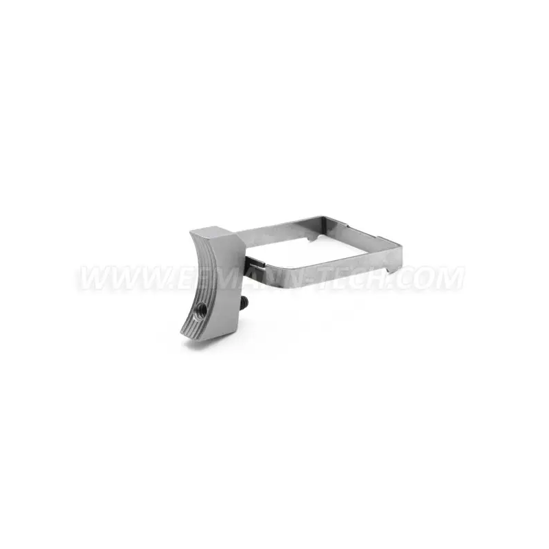 Grilletto curvo regolabile per Colt 2011 e cloni Eemann Tech - colore silver