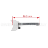 Grilletto curvo lungo regolabile per Colt 2011 e cloni - colore silver