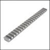 Recknagel Base Picatinny Grezza in Acciaio 204 mm