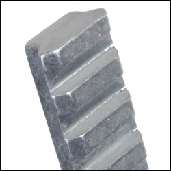 Recknagel Base Picatinny Grezza in Acciaio 204 mm
