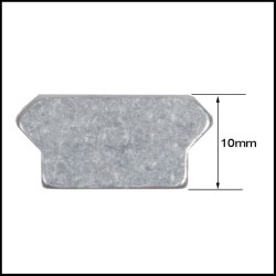 Recknagel Base Picatinny Grezza in Acciaio 204 mm