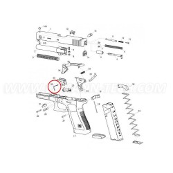 Eemann Tech Molla di Bloccaggio del Carrello per Glock 19