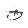 QD CONVERSION SLING  2 TO 1 POINT  BLACK