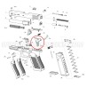 Alloggiamento meccanismo di scatto con espulsore per GLOCK GEN3 9mm