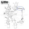 Molla per cassetto spingi bossoli per Dillon XL650 e XL750