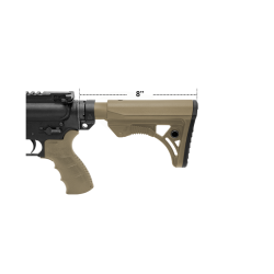 Calcio in FDE per AR-15 Ops Ready S3 Mil-Spec