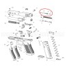 Gruppo Espulsore elastico per Glock 9mm