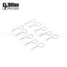 Eemann Tech-Set di 10 Copiglie per tubi inneschi Dillon 14040