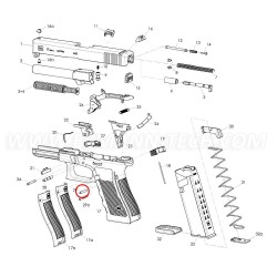 Perno dell'alloggiamento del grilletto per Glock