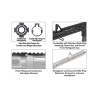 HANDGUARD M4/AR15 15" DROP-IN M-LOK