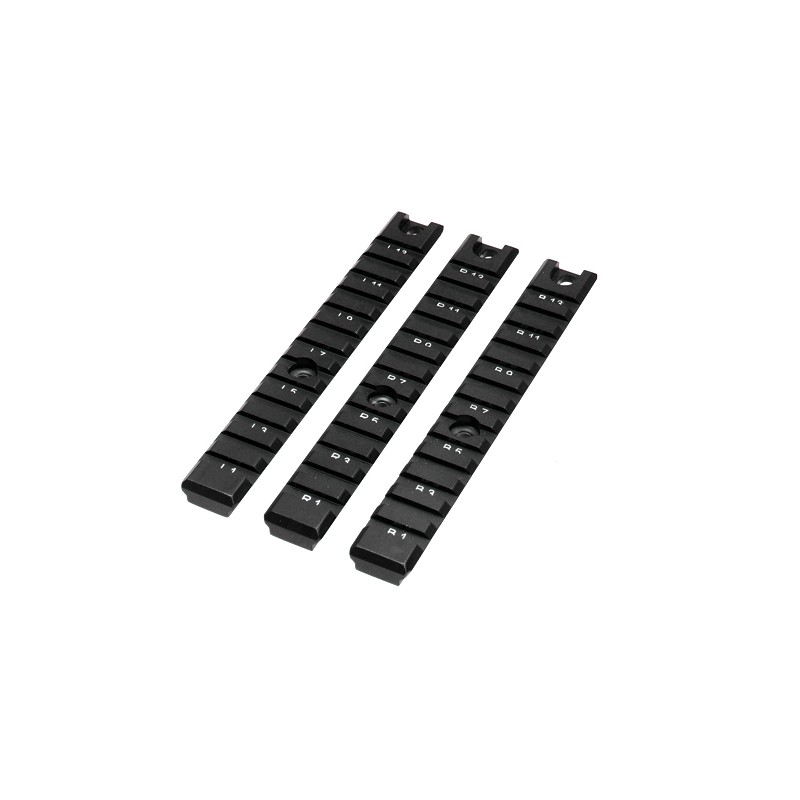 SET 3 PEZZI HANGUARD PICATINNY/WEAVER RAILS  PER M36/SL8/H&K