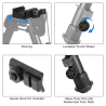 BIP.PICATINNY OP-2 H.GAMBE 7.9-12.7" QD