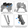 BIP.PICATINNY OP-2 H.GAMBE 7.9-12.7" QD