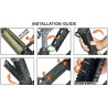 GUARDIAMANO NERO CON WEAVER M4-M16 L.6.7