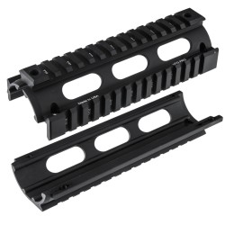 GUARDIAMANO NERO CON WEAVER M4-M16 L.6.7
