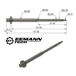 COMPETITION FIRING PIN KIR FOR AR9 PCC
