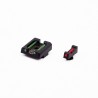 EEmann Tech - Set di mira in fibra ottica per pistola Glock