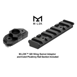 UTG PRO® AR15 Super Slim Handguard, Drop-in, Carbine-length, M-LOK®