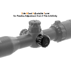 UTG® BUG BUSTER® 3-12X32  D. 1" , Mil-dot, QD Rings