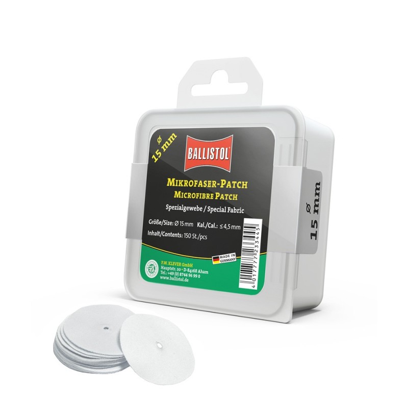 PEZZUOLE ROTONDE MICROFIBRA 15MM -150PZ