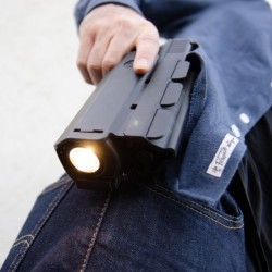 Orpaz T40 - Fondina per pistole con torcia