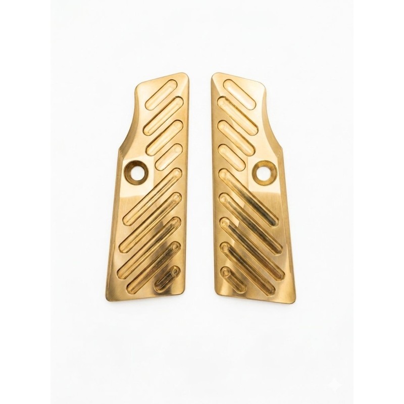 Arma Zeka - Guancette per AZ-P1 SPORT (SMALL) IN OTTONE