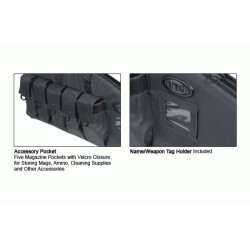 TACTICAL GUN CASE "DC"  42" NERO