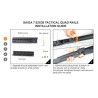 GUARDAMANO NERO PER SAIGA 7,62X39