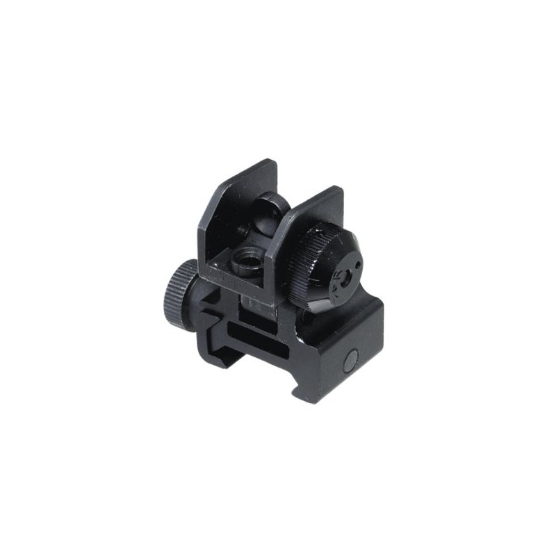 AR15 – Tacca di mira posteriore flip-up abbattibile - Picatinny