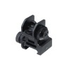 AR15 – Tacca di mira posteriore flip-up abbattibile - Picatinny