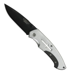 Coltello pieghevole da 7.75'' con manico in fibra di carbonio e alluminio