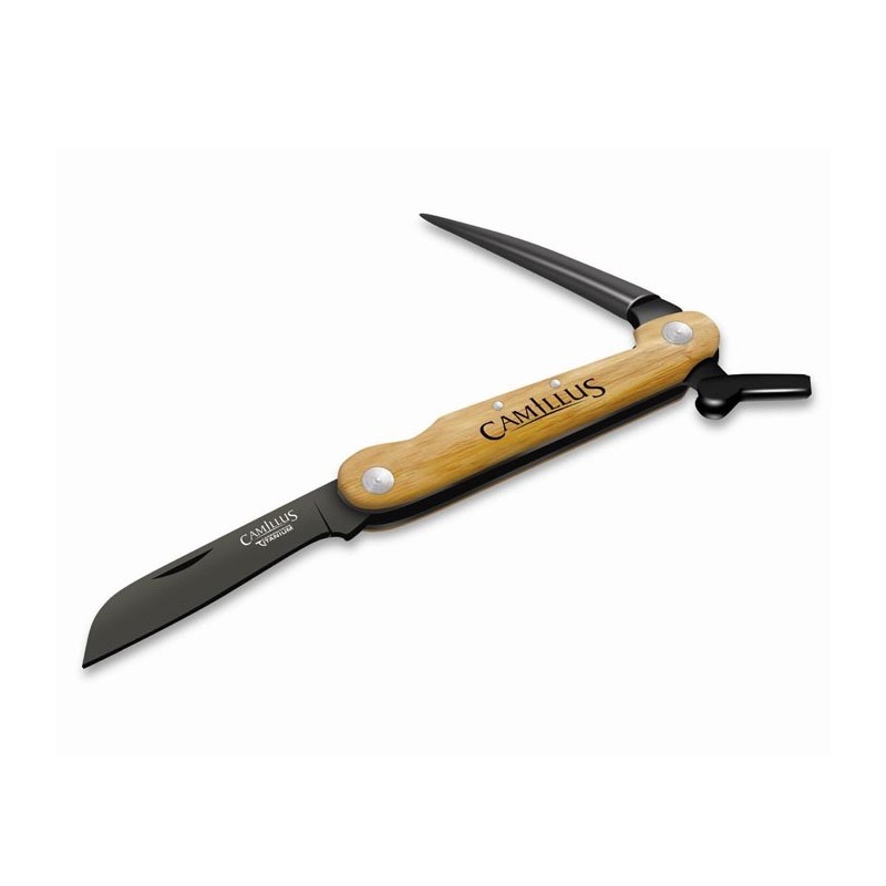 Coltello da barca da 7.5", manico in bambù