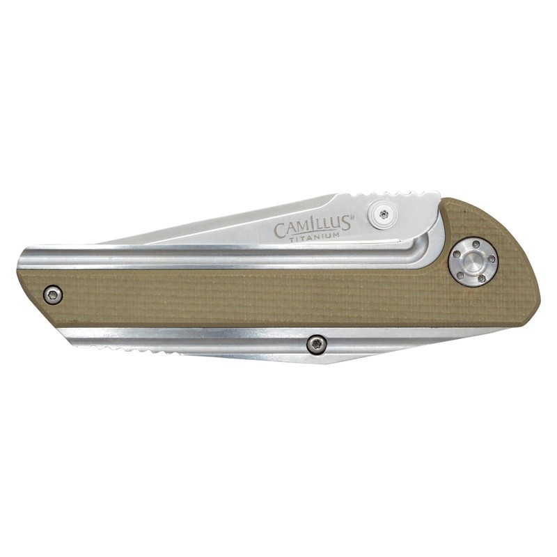 Coltello pieghevole Camillus Sevens 7" Titanio Bonded® Desert Tan