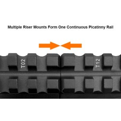 Rialzo 1" Super Slim - Varie Misure - Picatinny su Picatinny