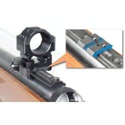 Aria Compressa/Cal.22LR - Adattatore Shina Dovetail per Anelli Ottica Picatinny