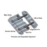 Aria Compressa/Cal.22LR - Adattatore Shina Dovetail per Anelli Ottica Picatinny