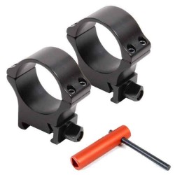 Anelli per Ottica Professionali Diametro 34mm- Picatinny - Varie altezze