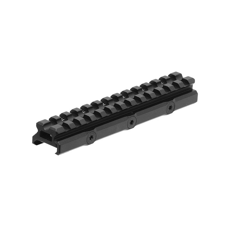 Rialzo Super Slim inclinato di 20 MOA - Picatinny su Picatinny 13 Slot