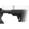 AR15/M4 - Calcio Model S4 Mil.spec - Con e senza kit di montaggio