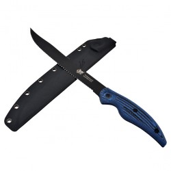 CUDA 9"  COLTELLO DA PESCA SEGHETTATO ANTIADERENTE PROFESSIONALE