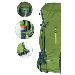 Zaino Hunter PRO 65+PRO 15 duo green